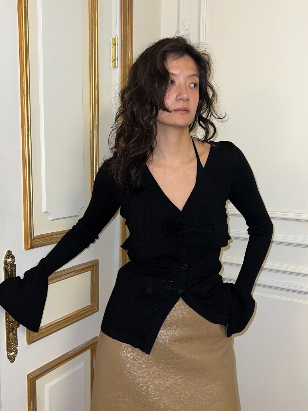 앙상블 니트 [블랙]