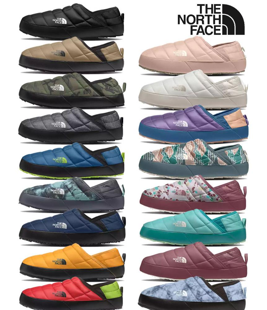 남여 노스페이스 방한화 써모볼 뮬 트랙션 슬립온