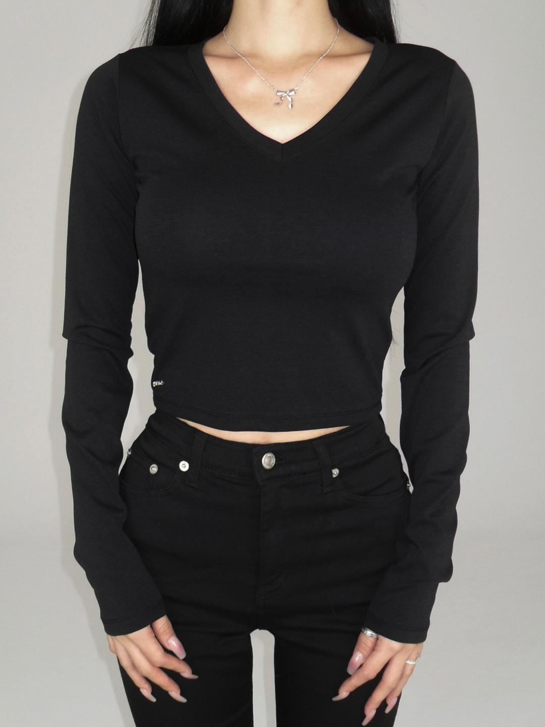 Basic V-Neck T (Long Sleeve)