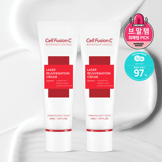 [안티에이징/밀착보습막] 셀퓨전씨 레이저 리쥬버네이션 크림 50ml 더블 기획