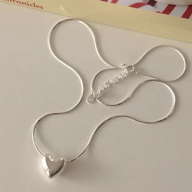 reve heart necklace (silver925)
