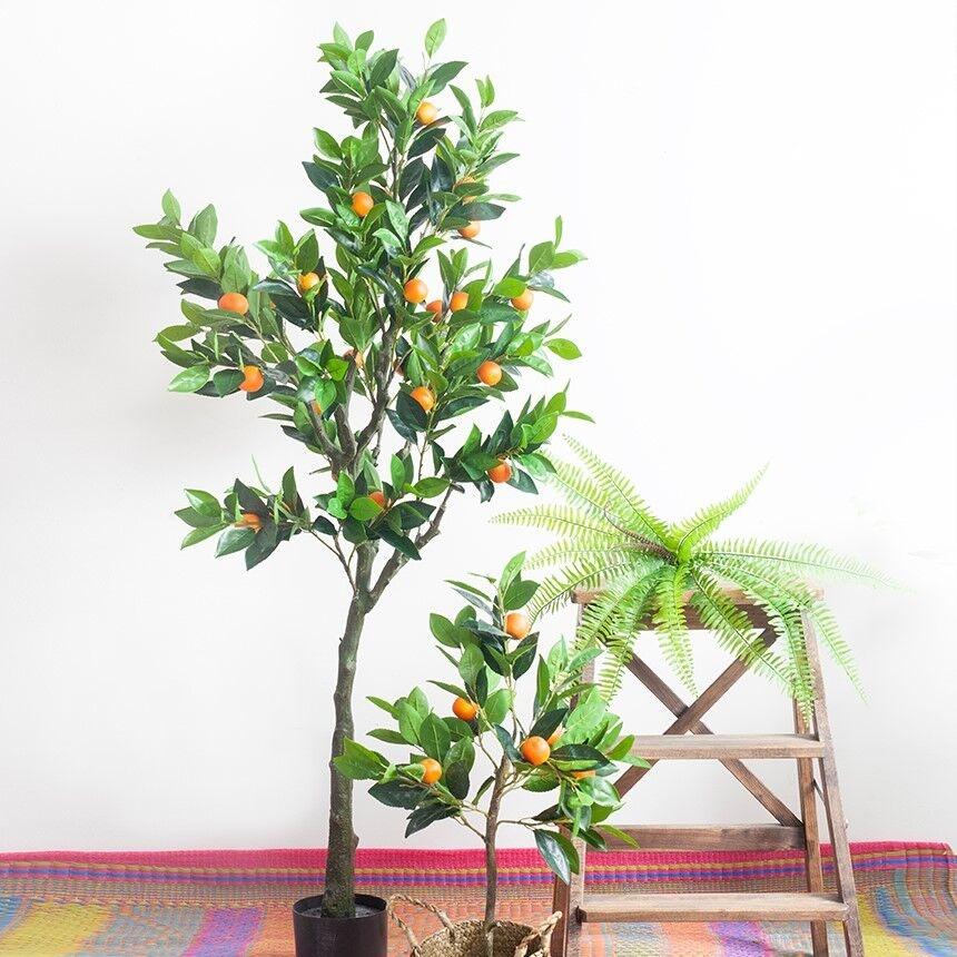 조화 오렌지 나무 소형