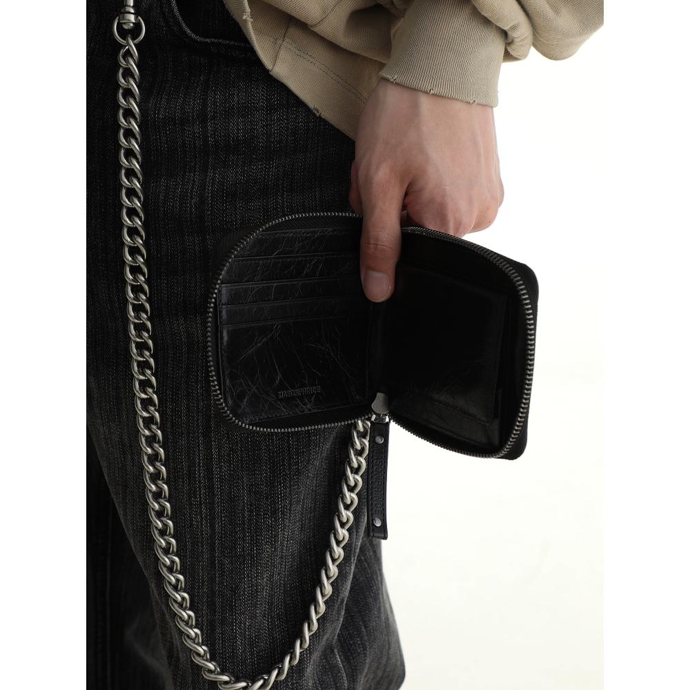 MASONPRINCE 메이슨프린스 체인 멀티 반지갑 가죽 지갑