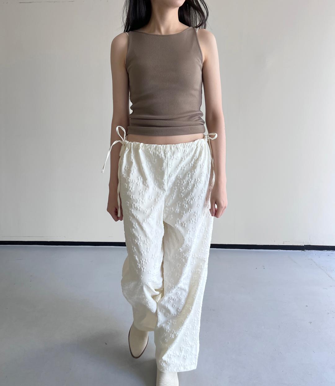 flower loose pt (3colors) 플라워 루즈 팬츠