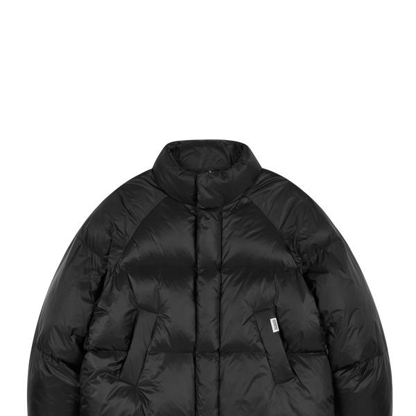 Beige Label Crop Puffer Jacket - Black