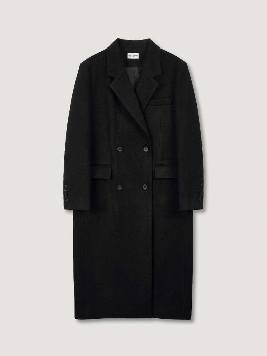 Double Long Coat Black
