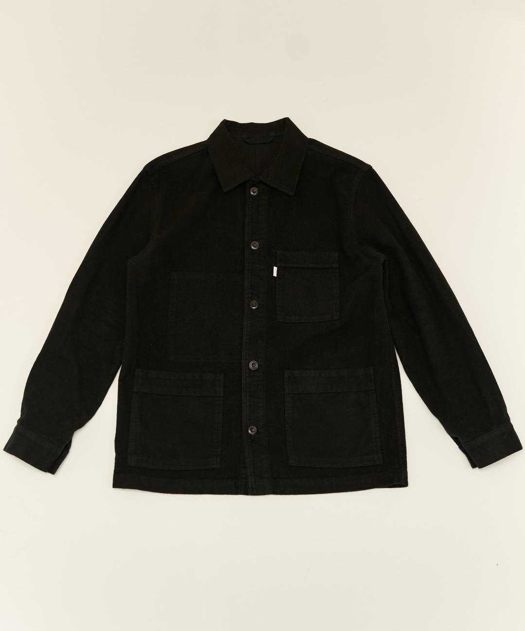 Moleskin painter jacket [Black]