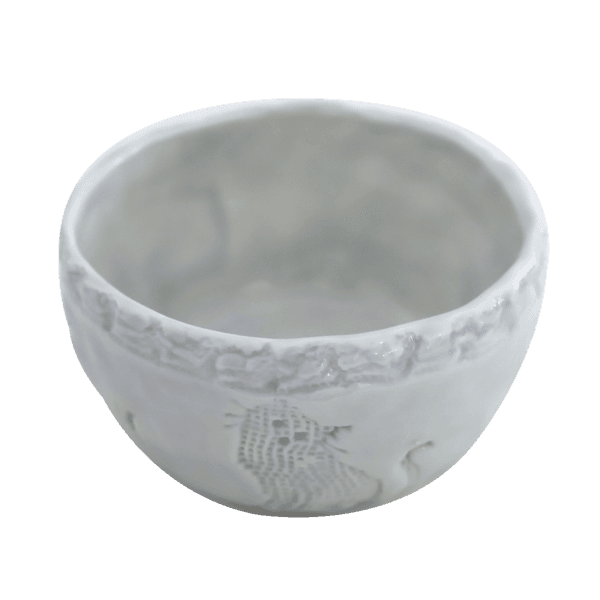 KITTY EMBROIDERY BOWL (blue)