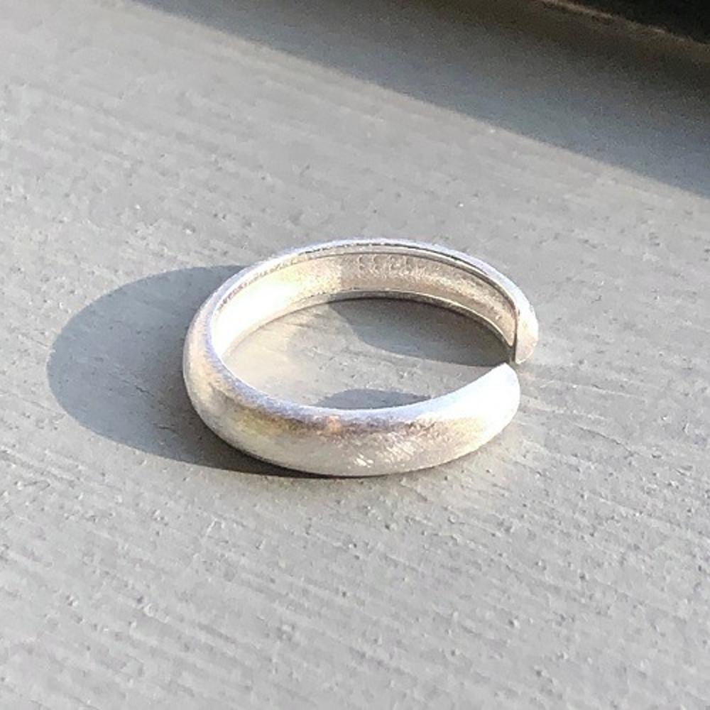 무광 엥게이지 실버 오픈링