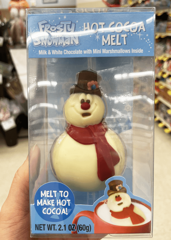크리스마스 초콜릿 스노우맨 눈사람 핫 코코아밤 한정판 60g