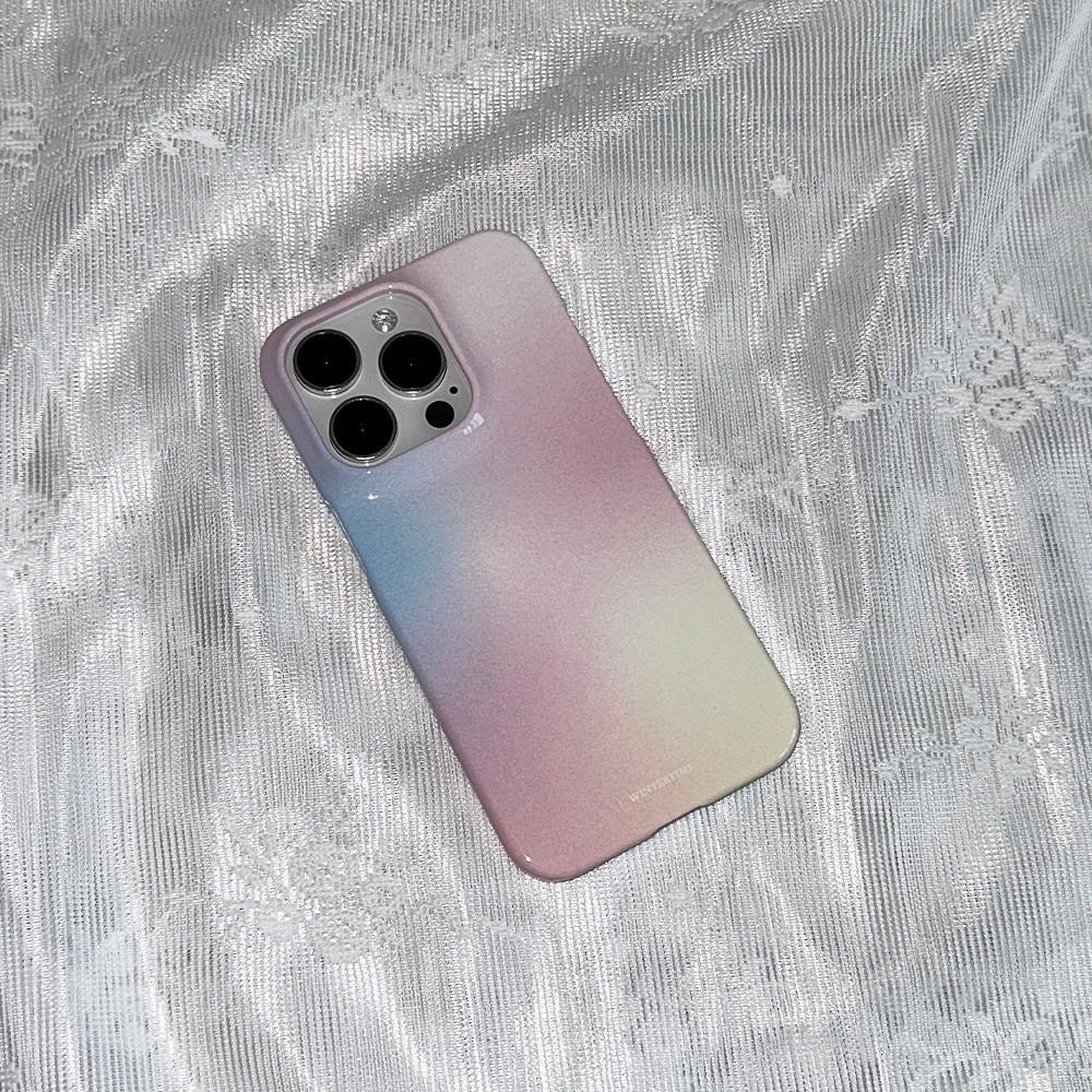 윈터타임/ 유광 하드케이스 watercolor