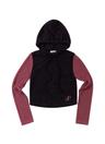 POP REGLAN LOGO HOOD KNIT / PURPLE