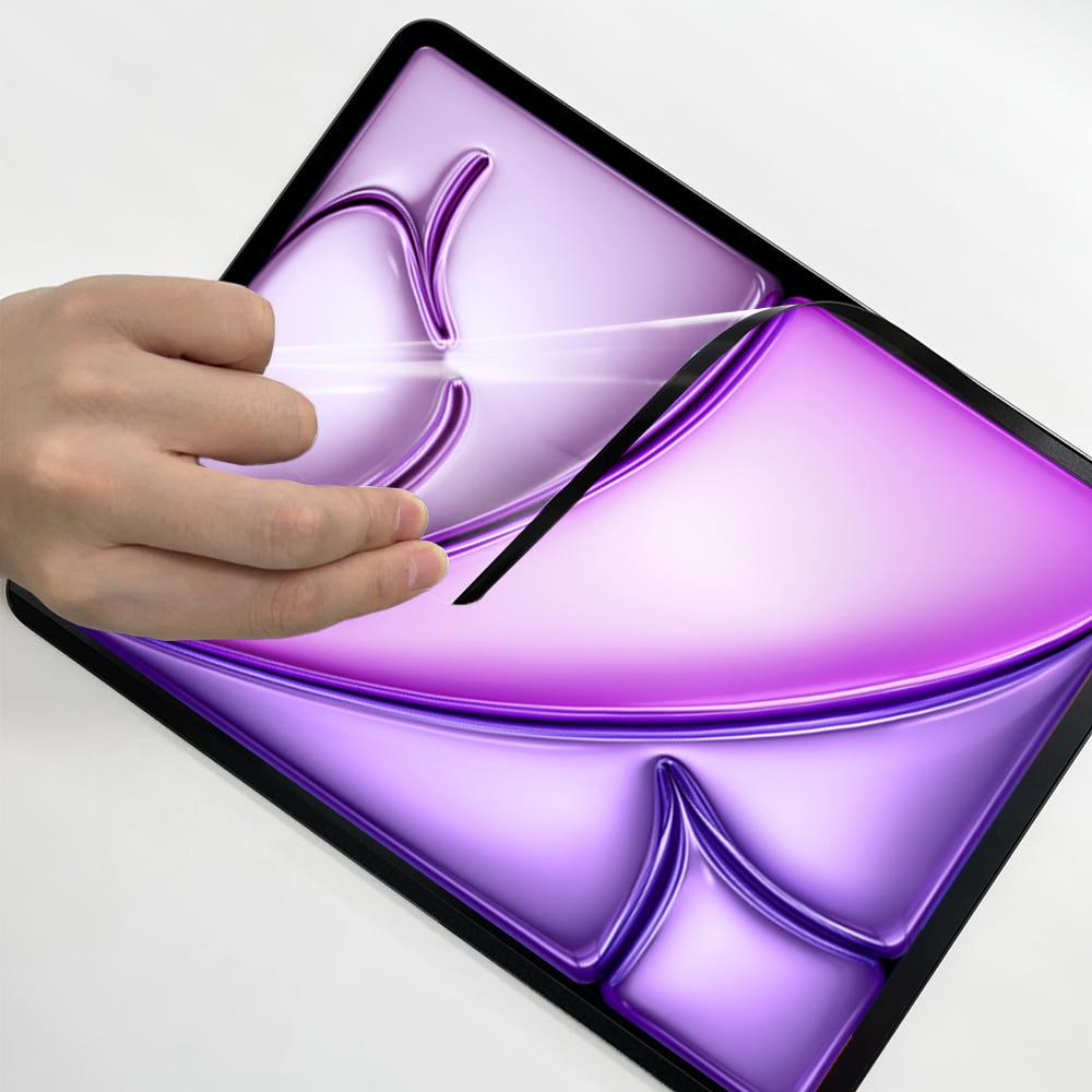 아이패드에어 6세대 13인치 종이 질감 필름 탈부착 나노흡착 저반사