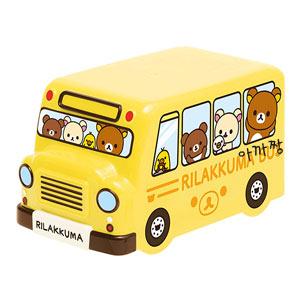 리락쿠마 밴드 입체 2단도시락(버스)
