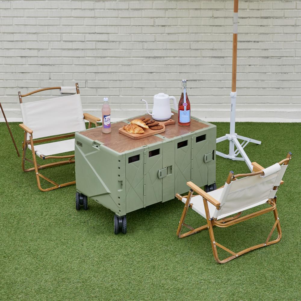 확장형 접이식 쇼핑카트 장바구니 캐리어 폴딩카트 손수레 상판테이블