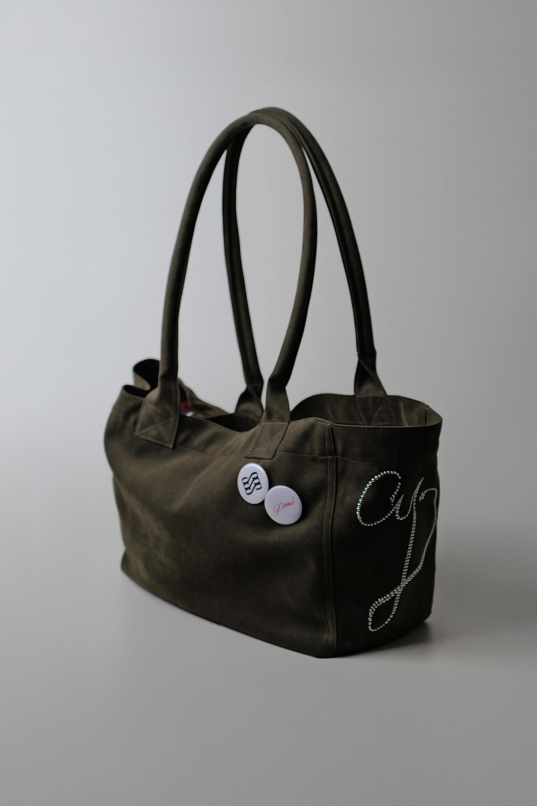 PONY SUEDE BAG (KHAKI) / EXCLUSIVE