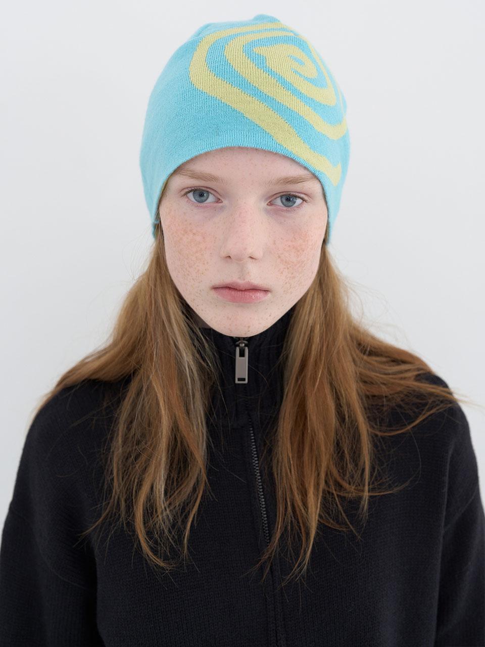 에디 로고 비니 (Coastal Blue)