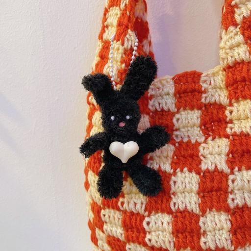 판매1위🖤블랙 래빗인형 키링🐰🖤