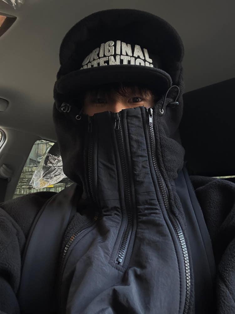 (DM폭주,당일출고)아이스 사선 후드 아노락3C