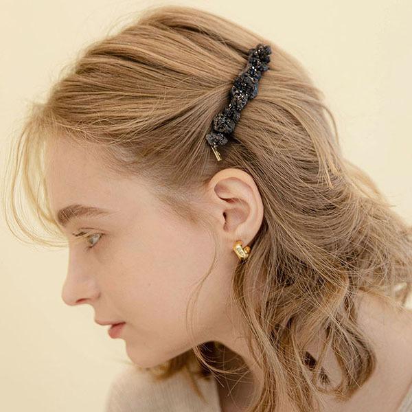 컬러 수정 헤어핀-M (JP-22-041AB)