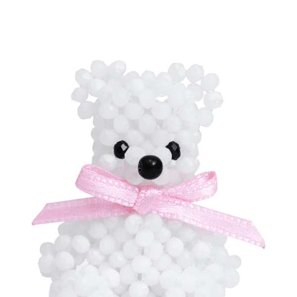 Teddy Bear Key Ring (White)