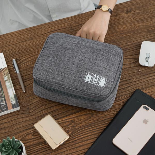 다용도 케이블 정리 파우치 소품정리함 여행용 화장품 케이스