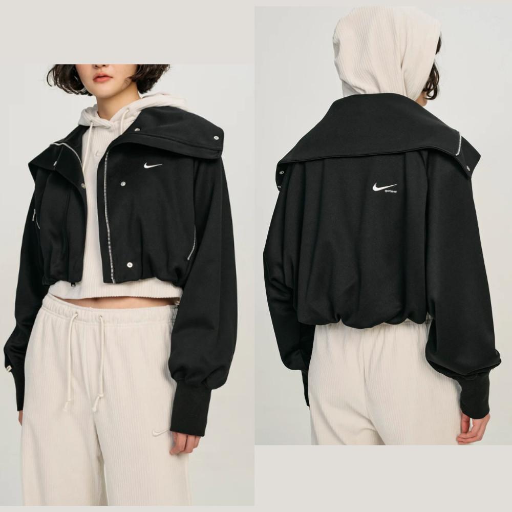 국내매장판 나이키 크롭 자켓 여성 트랙 하이넥 가을 점퍼 FB8291-010 : OhDreamCo