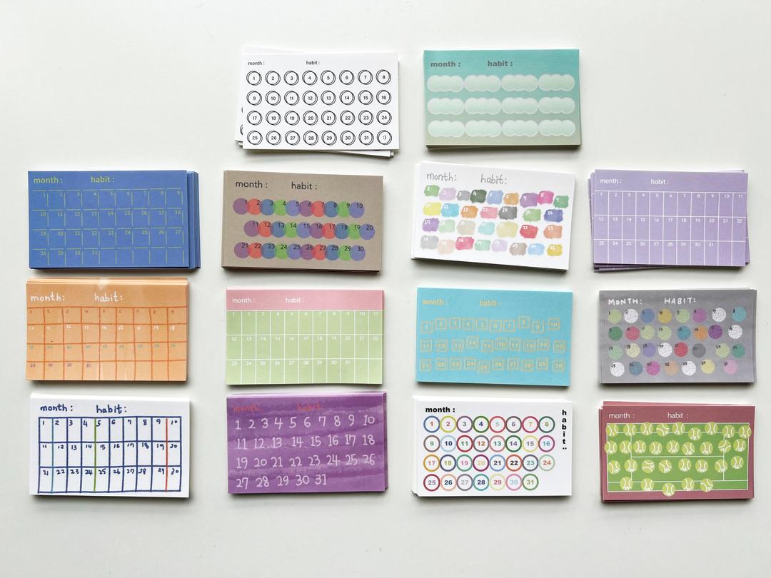 [포유어험프데이] Monthly goal tracking sticker set