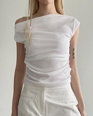 bay golgie drape tee (4color)