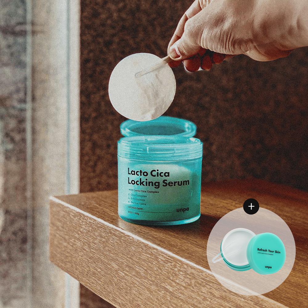 언파 락토시카 락킹 세럼패드 85매 145g 세럼 함유 / 토너패드
