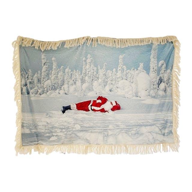 Sleeping Santa Blanket - Horizontal