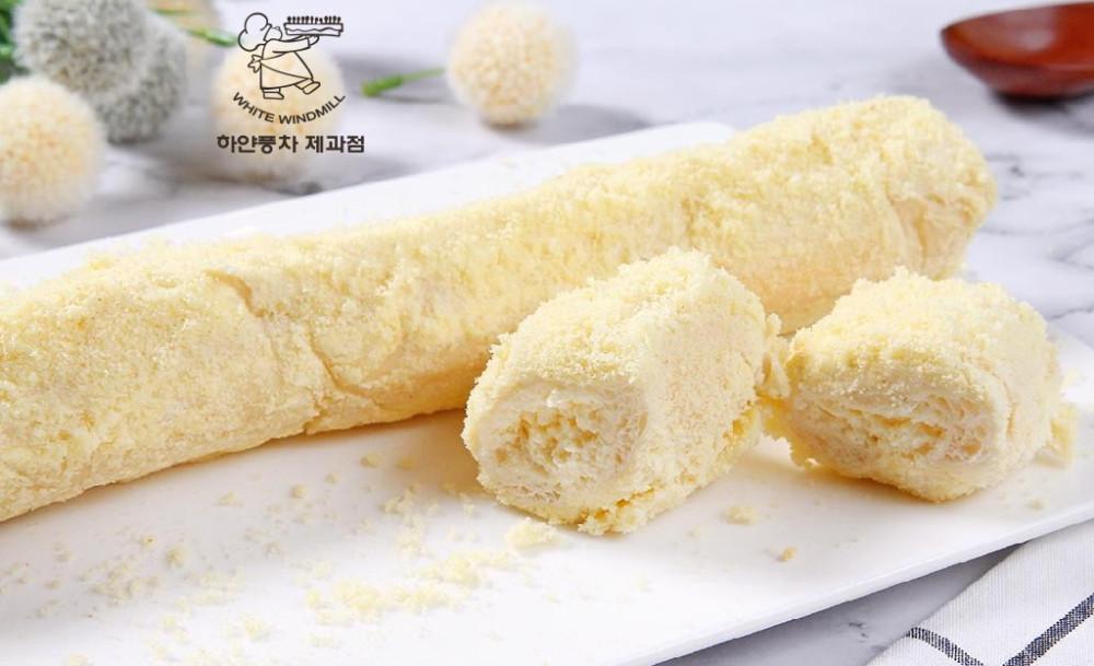 [하얀풍차제과점] 화이트롤 카스테라생크림빵