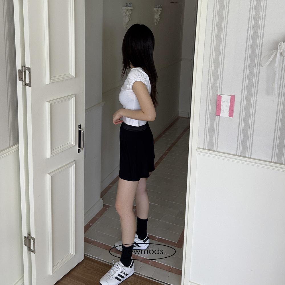 뉴모즈 [뉴모즈/치깅스] A라인 스커트 바이커팬츠