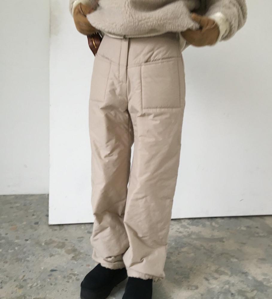 [무배] 브리드 패딩 팬츠 조거 밑단 스트링 투웨이 pt