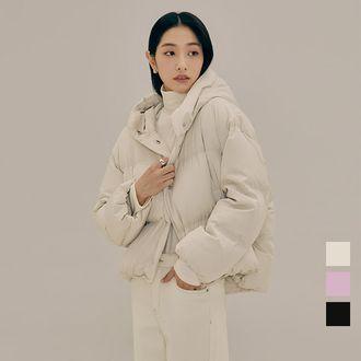 [플라워다운] 밀크 후드 다운 (3colors) CVJDC4V01Q