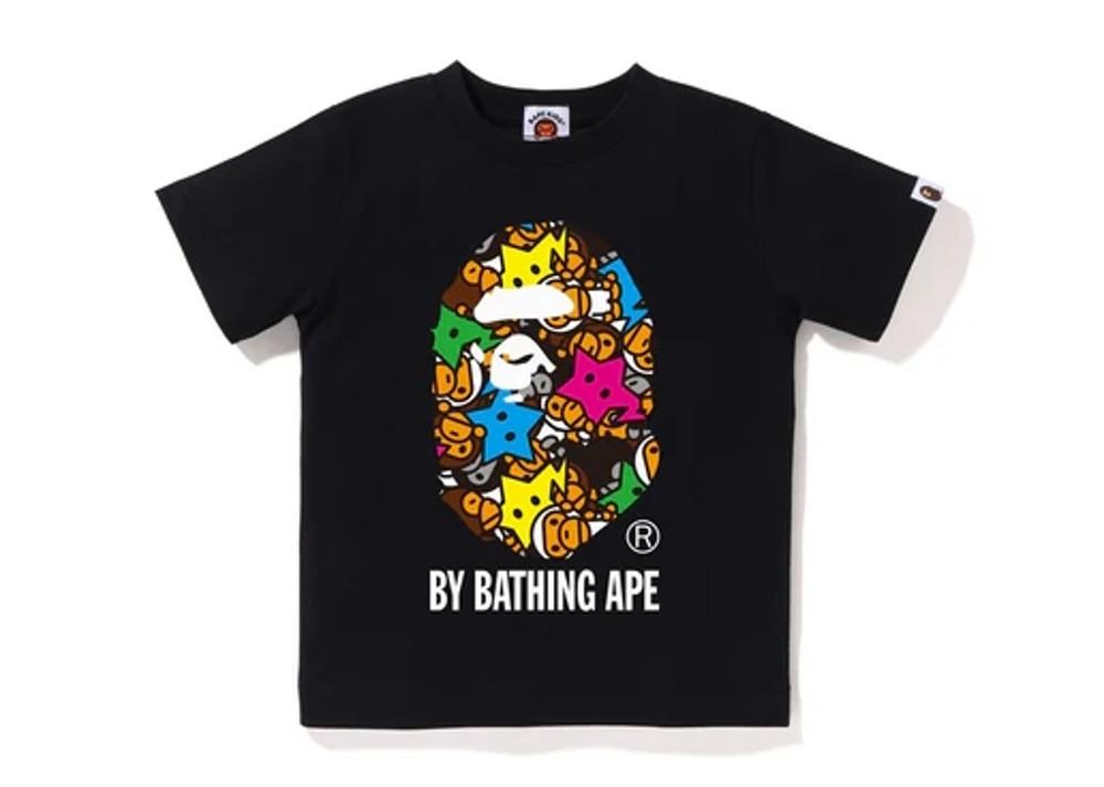 (베이프정품) 올 베이비 마일로 스타 바이 베이띵 에이프 반팔티 키즈 ALL BABY MILO STA BY BATHING APE TEE