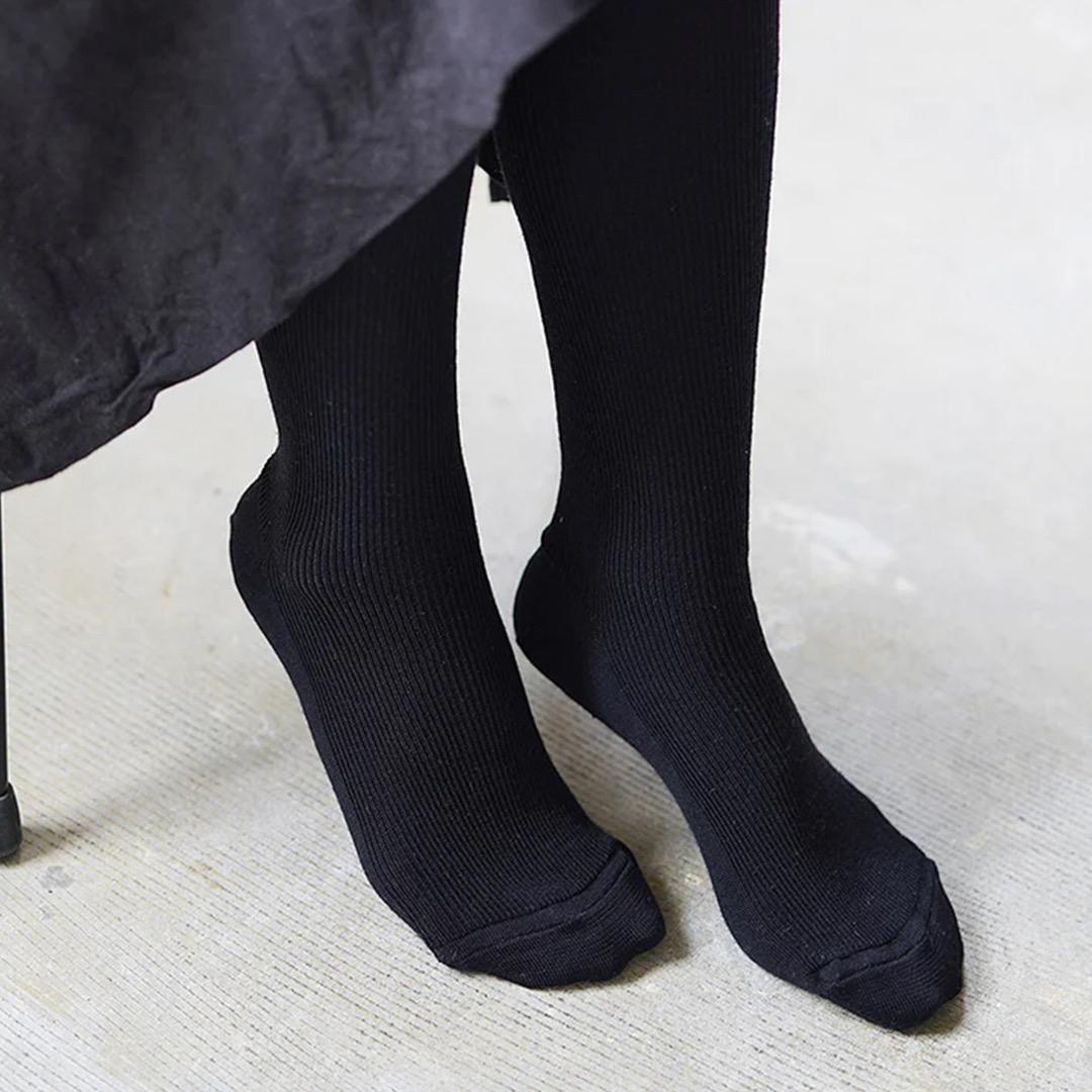 HK0114 Merino Wool Ribbed Tights