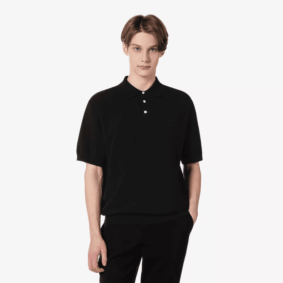 피케 반팔 스웨터 폴로 셔츠