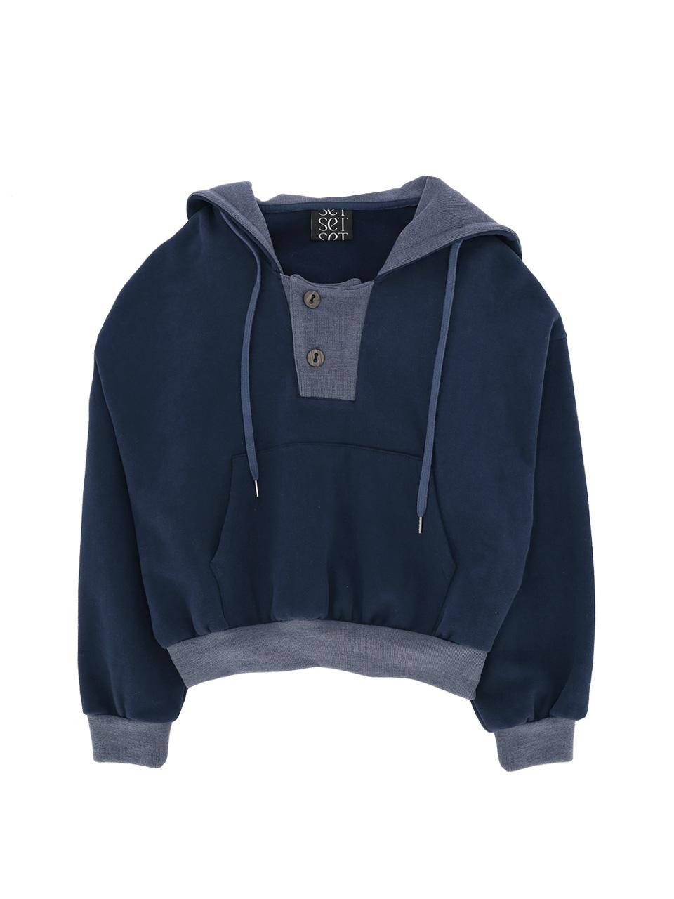 DEN THICK HOODIE (BLUE)
