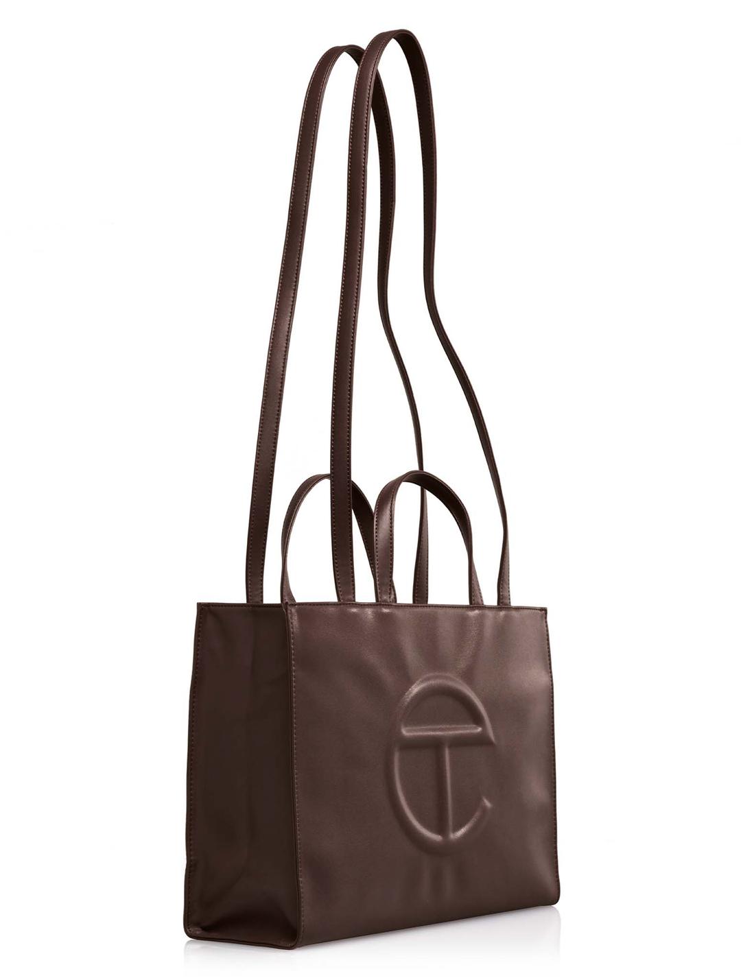 Unisex Medium Choco Shopping Bag - Chocolate