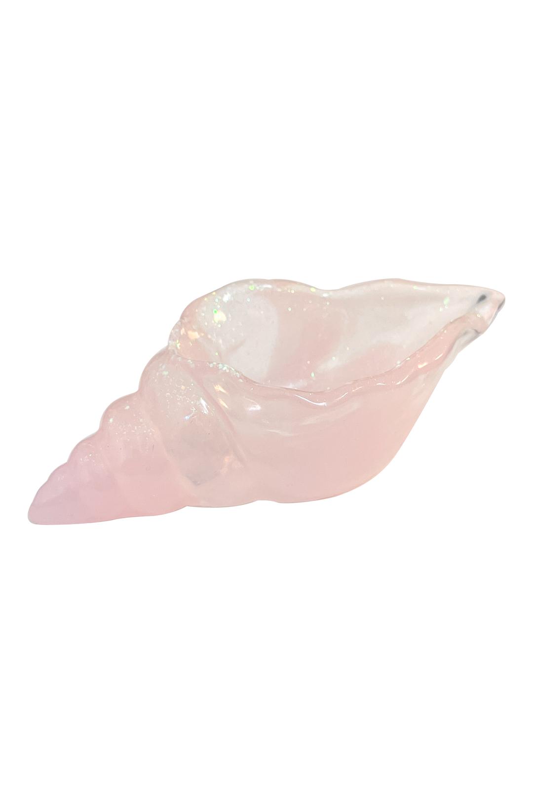 SUMMER INSPIRES SHIMMERY VIBES - PINK SHELL OBJECT