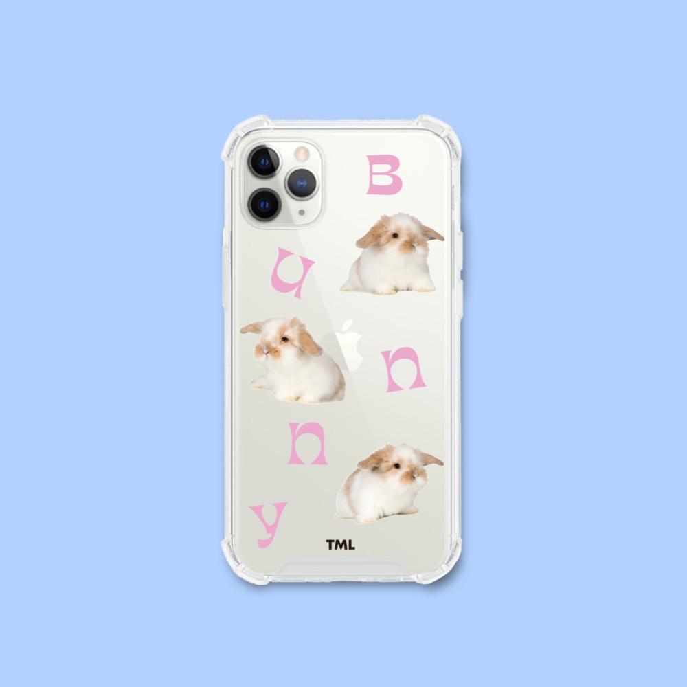 [TML] BUNNY CASE (투명 젤하드)