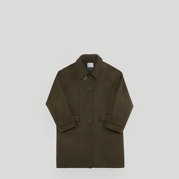 Cashmere Blended Coat / Khaki Brown