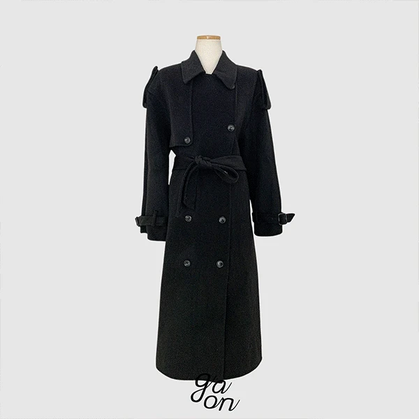 [울100/made💫] 트렌치 벨트 롱 핸드메이드코트