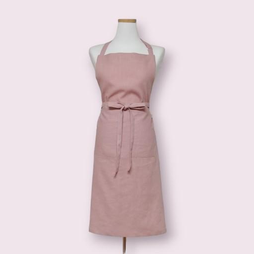 린넨 일자 앞치마