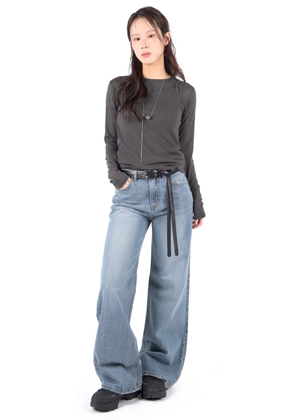 STEP FULL-LENGTH JEANS
