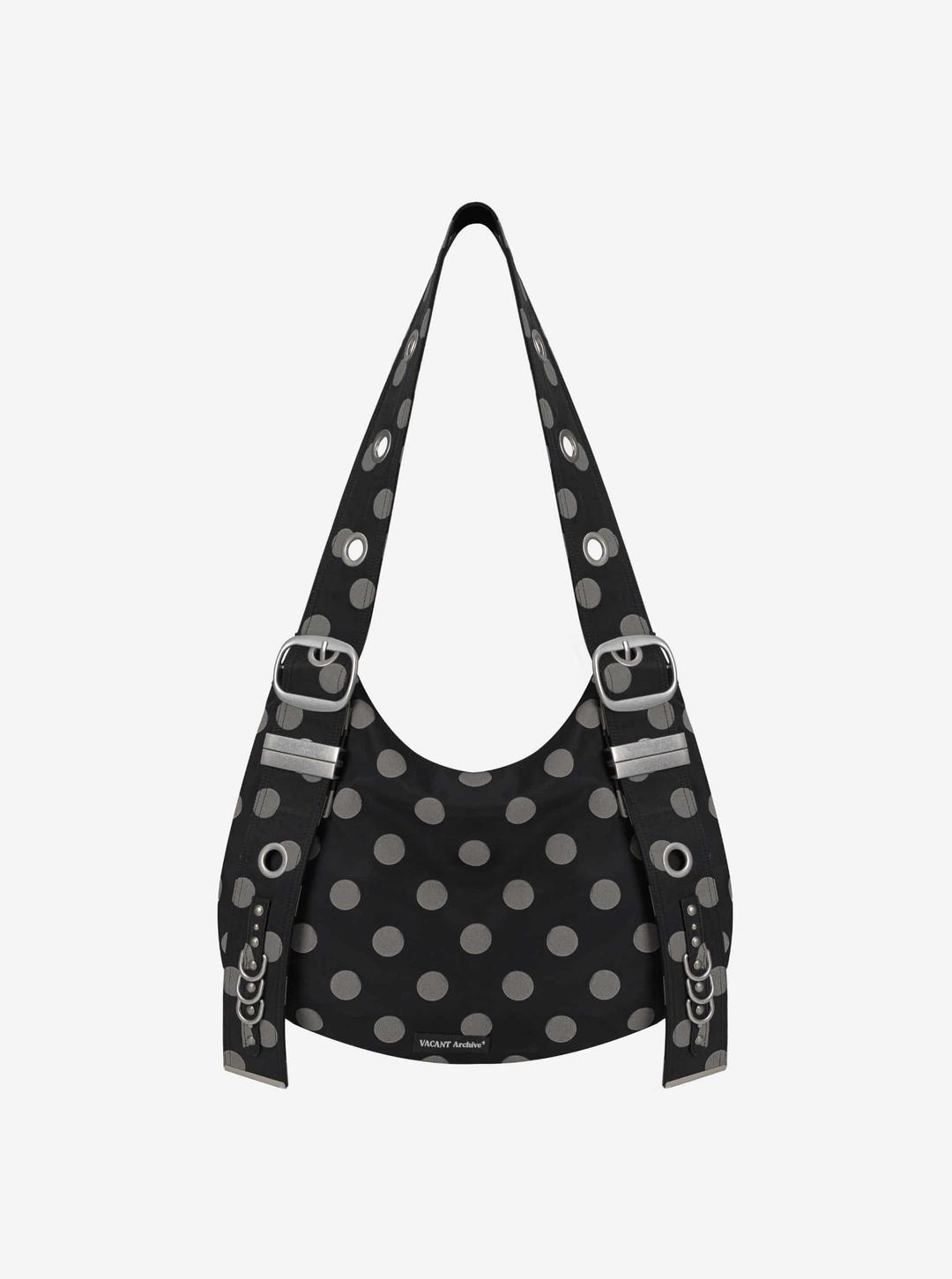 BELLA WIDE STRAP HOBO BAG DOTS