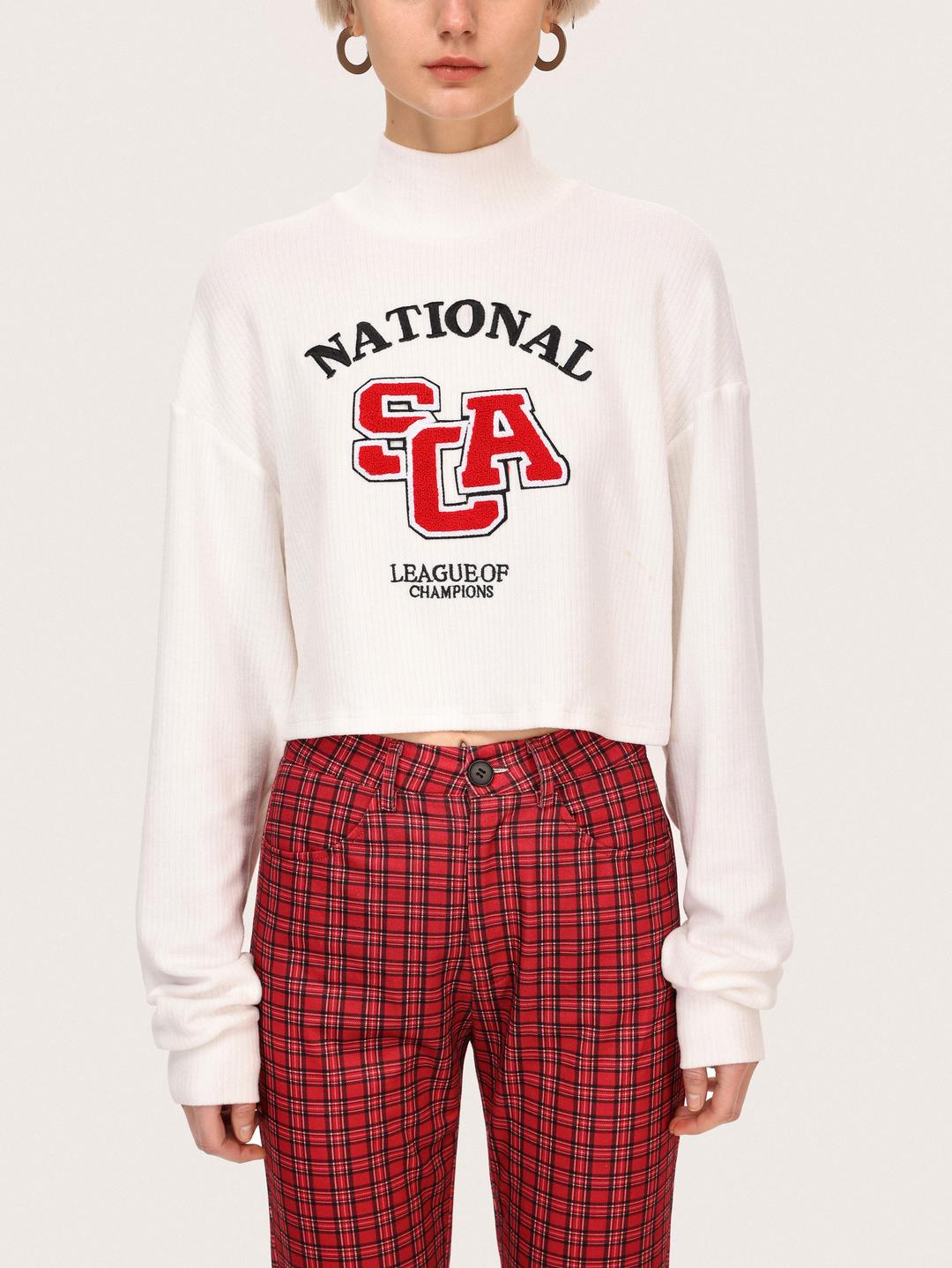 드롭아웃 그래픽 크롭탑