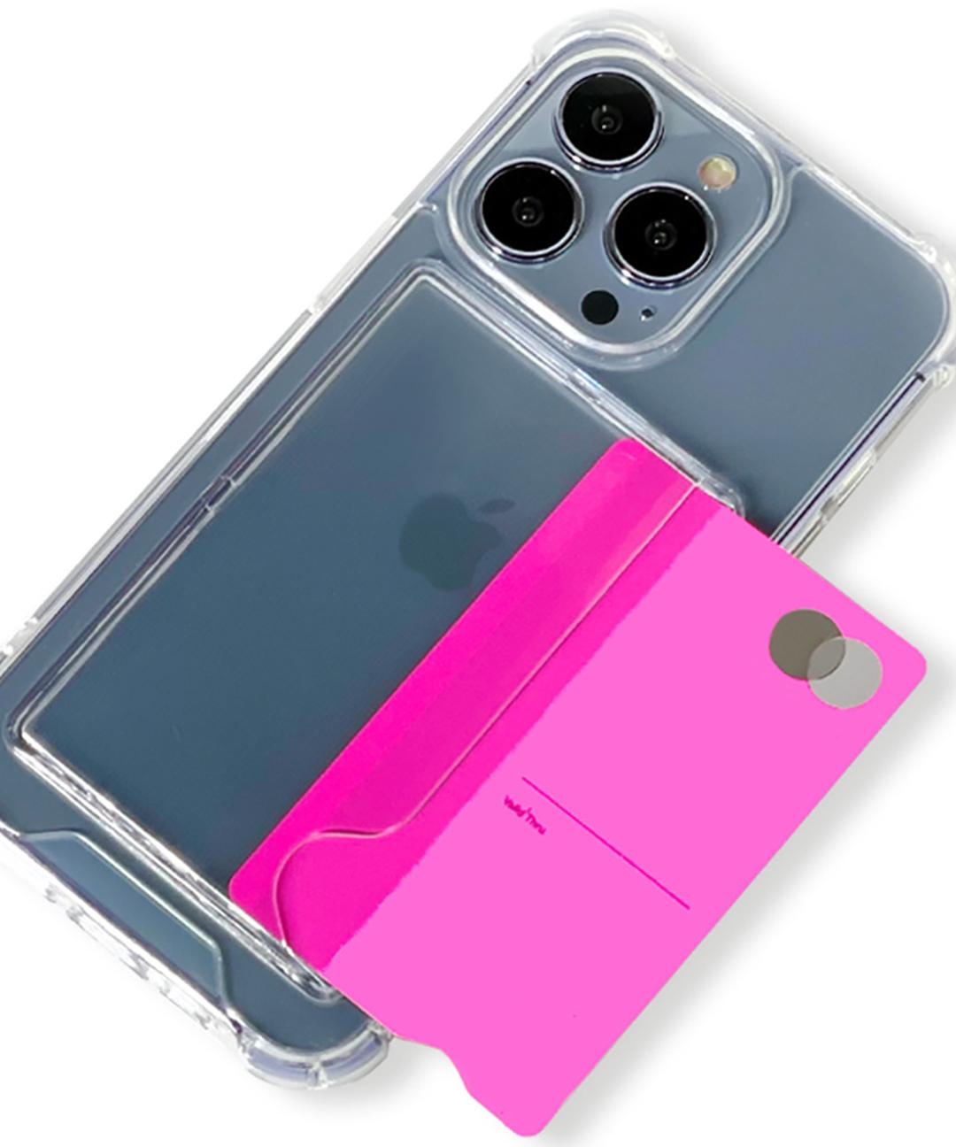 아이폰 카드케이스 투명 미니 포켓수납 변색없는 아이폰13 프로