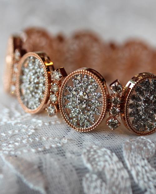 psyche diamond antique bracelet